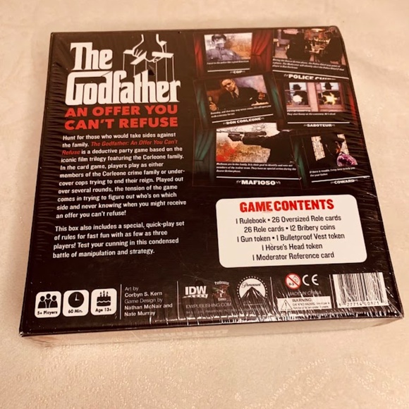 The Godfather: An Offer You Can't Refuse Board Game - Picture 3 of 3